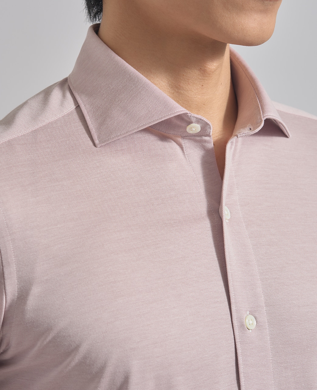 ストレッチシャツ/ハイゲージピケ