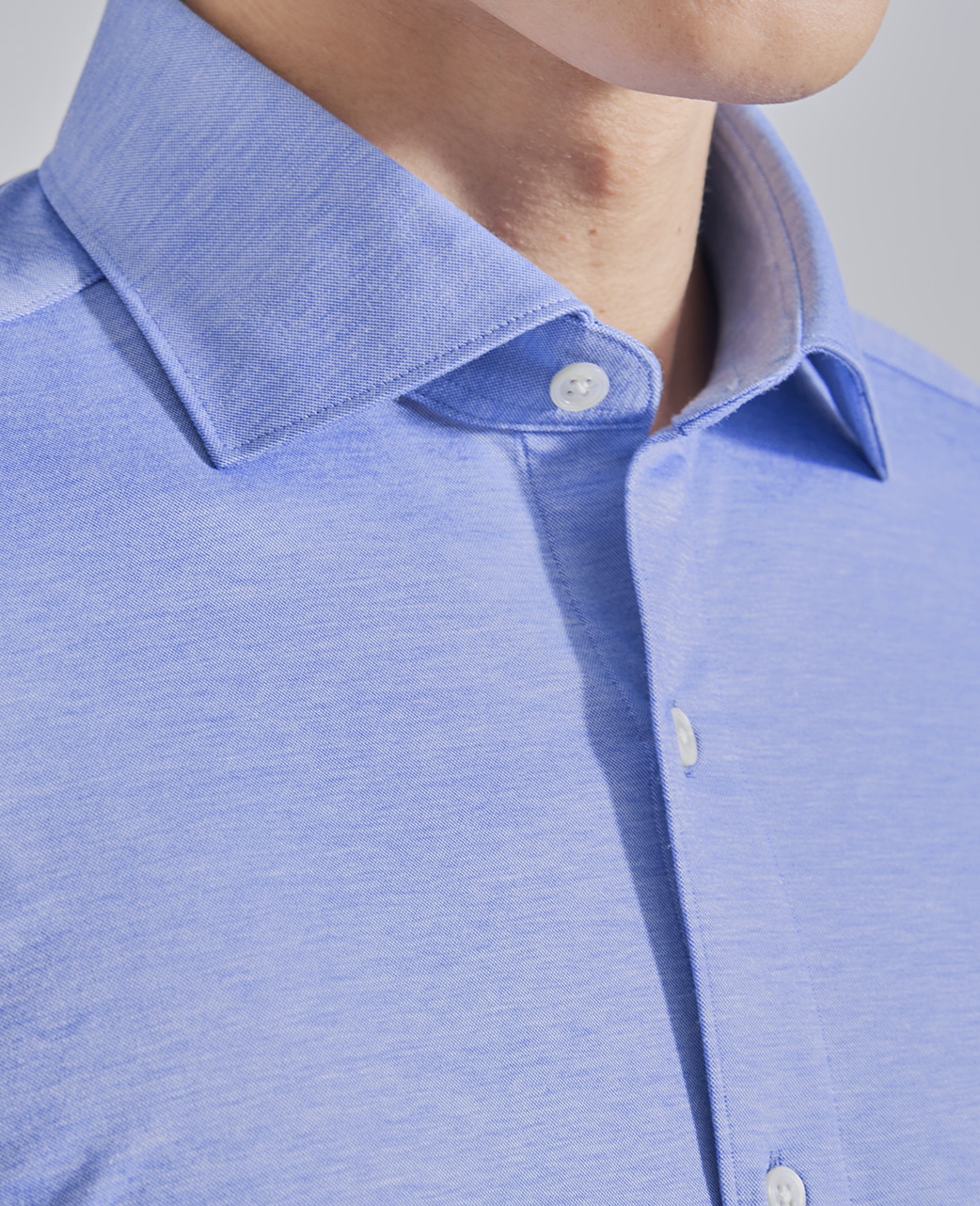 ストレッチシャツ/ハイゲージジャガード