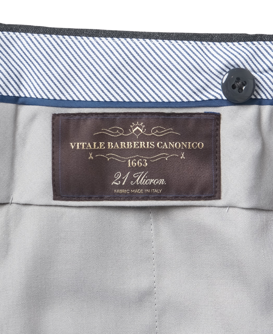 ウールスラックス(1タック)/CANONICO/ラスティックツイル