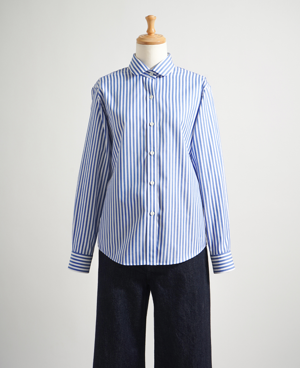 イージーケアシャツ/ラウンドカラー