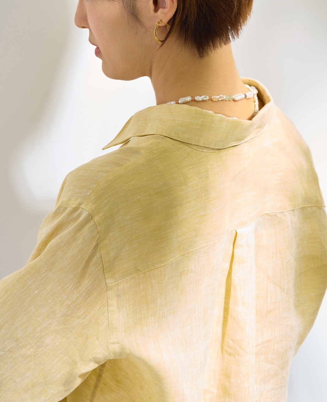 長袖シャツ/リネン