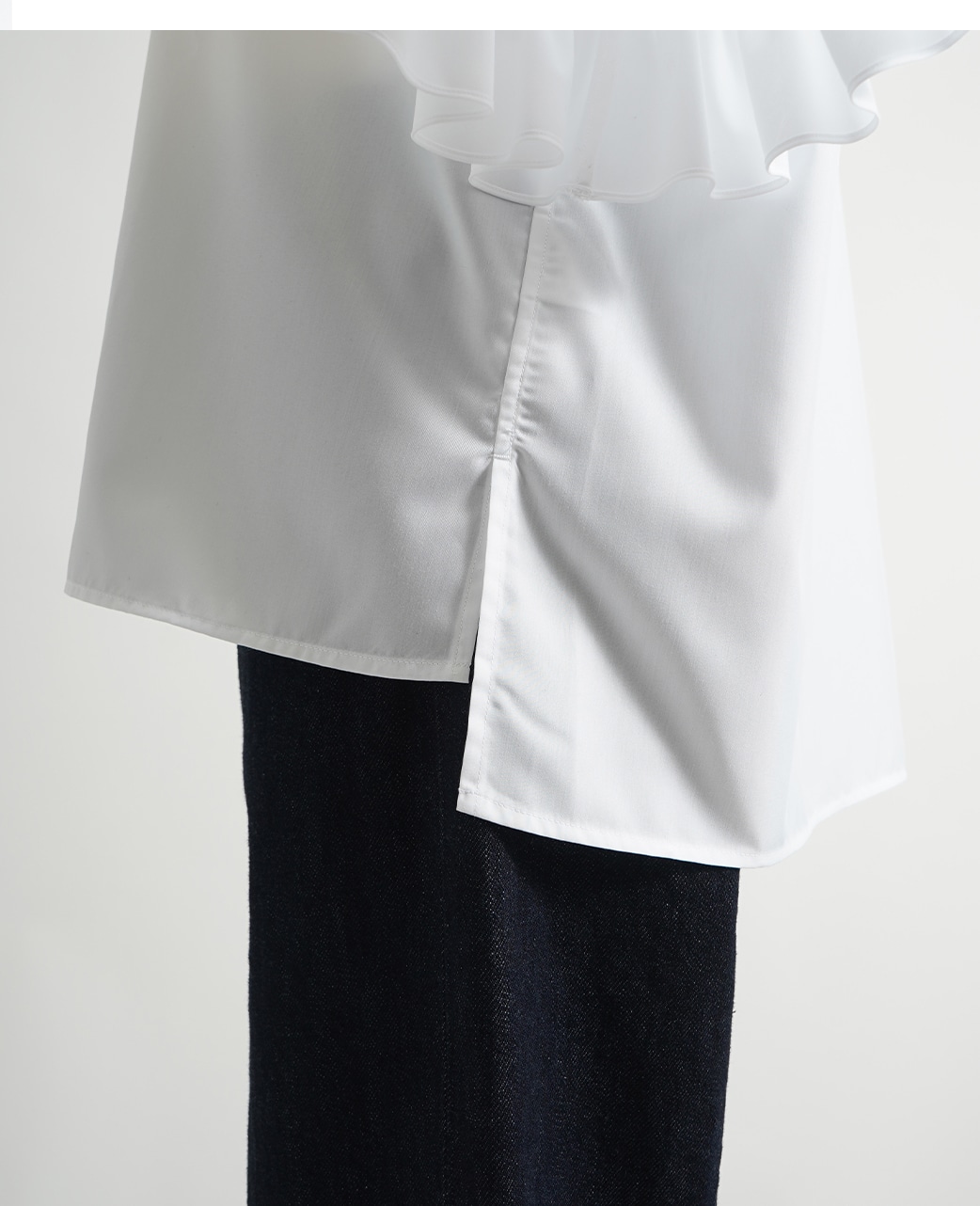 半袖シャツ / 5月下旬発送予定/袖フリル / フリーサイズ