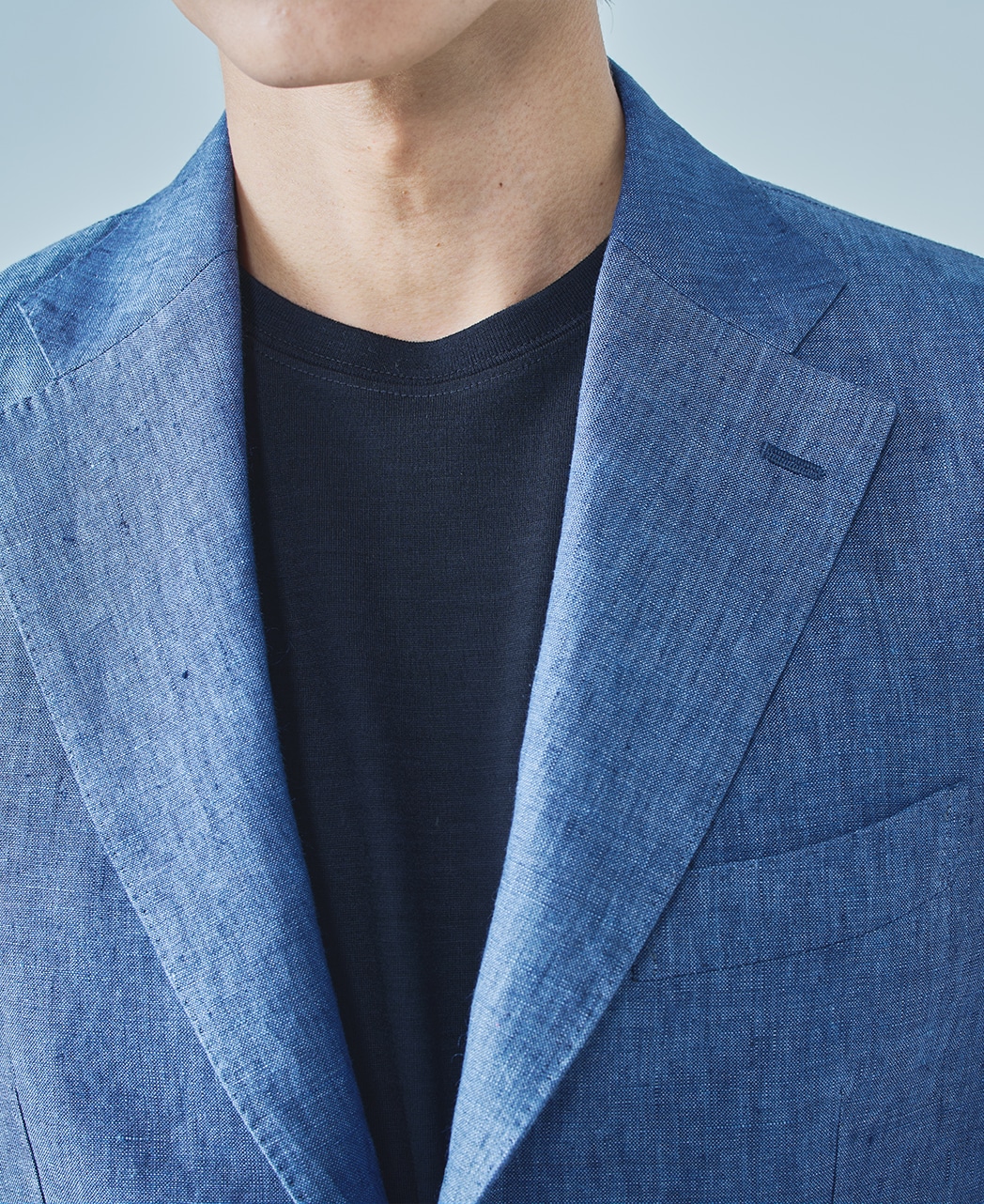 ジャケット/リネン/ブルー系