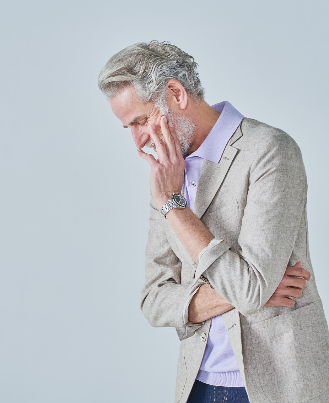 ジャケット/リネン/ベージュ系