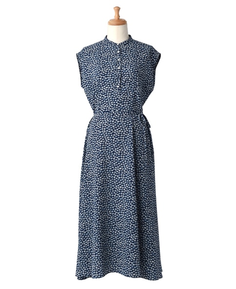 ワンピース 38サイズ 9号 ブルー系 レディース メーカーズシャツ鎌倉 公式通販 日本製ワイシャツ ニットシャツ ネクタイ ブラウス