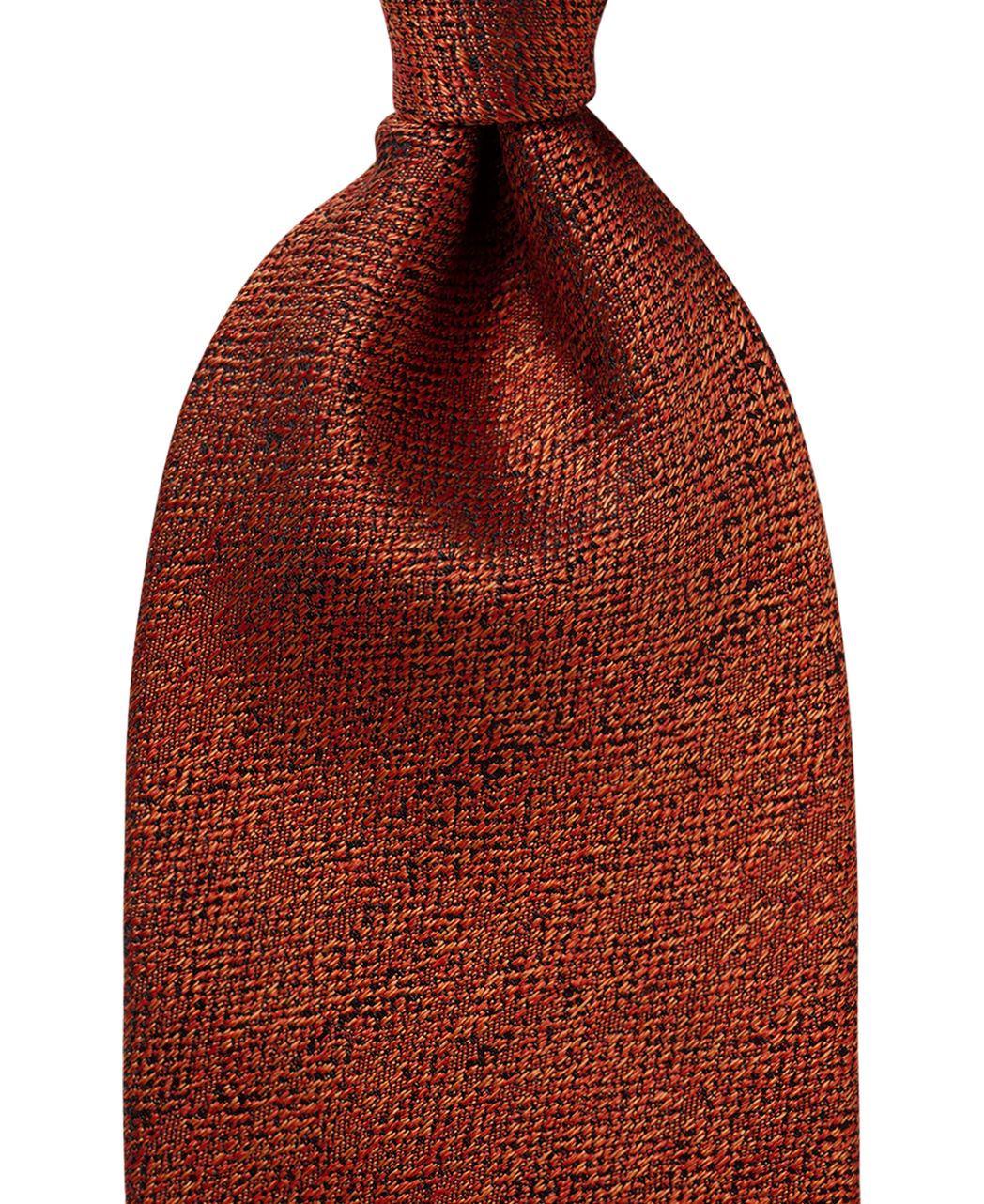 オレンジ系/ソリッド(無地)/シルク/ASCOT