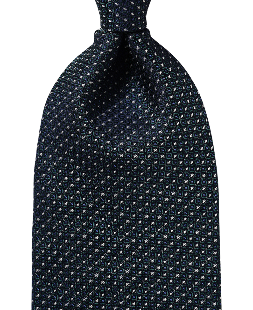 グリーン系/マイクロパターン/シルク/ASCOT