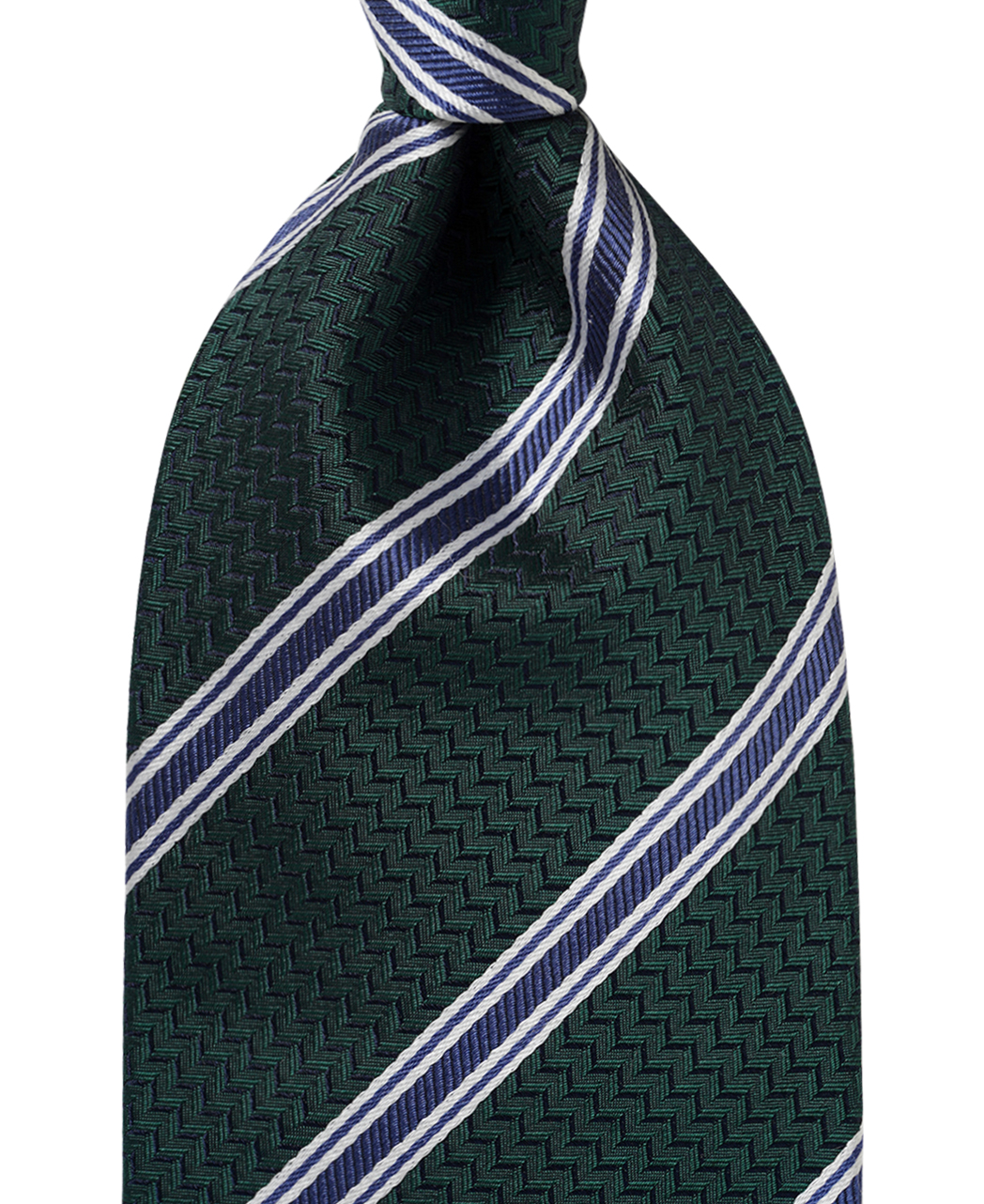 グリーン系/レジメンタル(ストライプ)/シルク/ASCOT