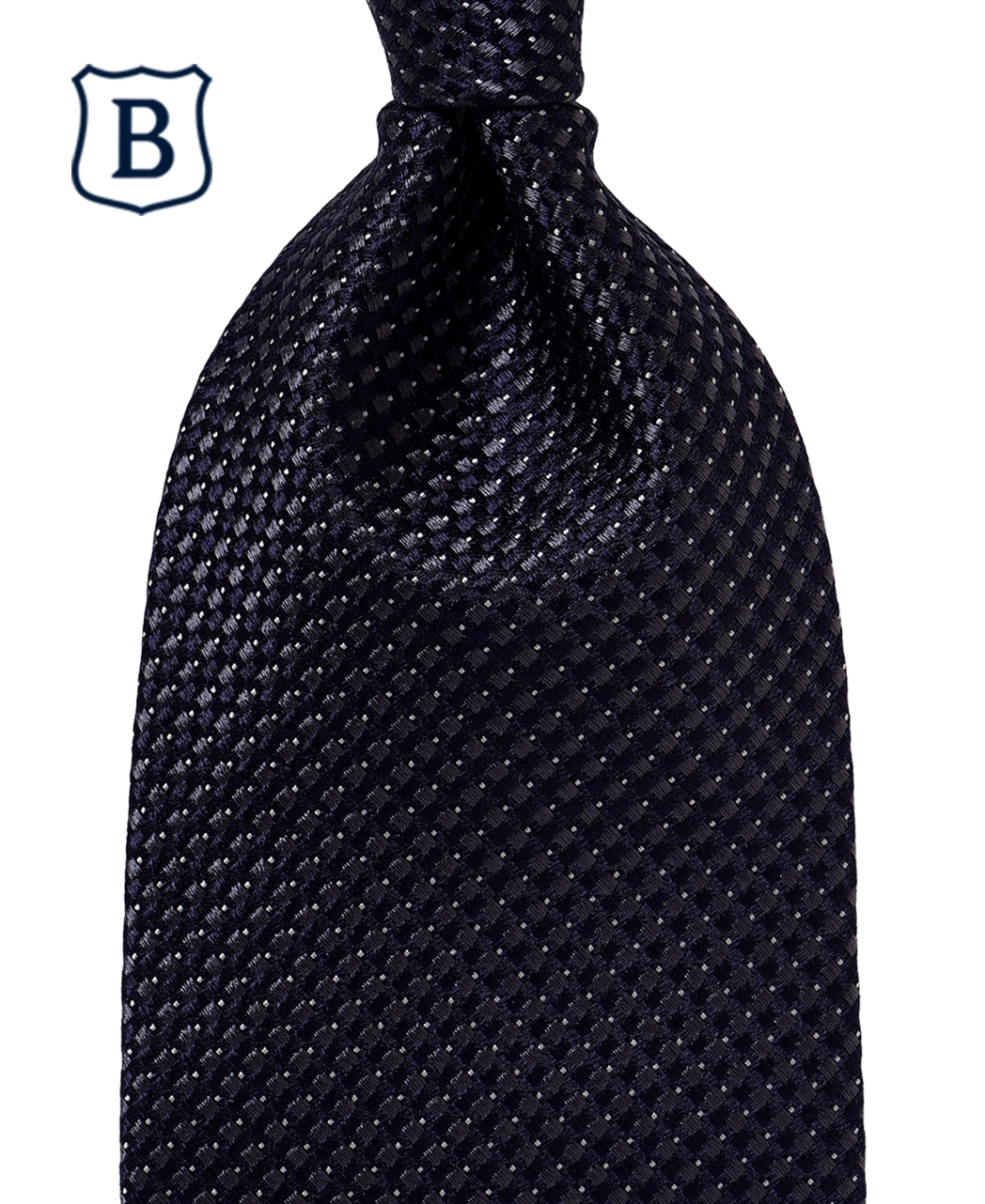 グレー系/マイクロパターン/シルク/BREUER