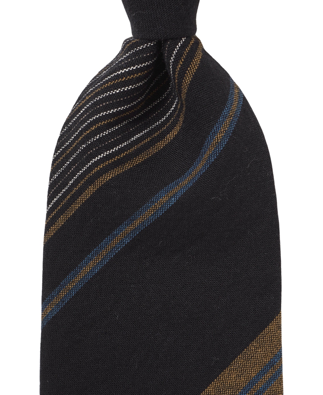 グレー系/レジメンタル（ストライプ）/コットン