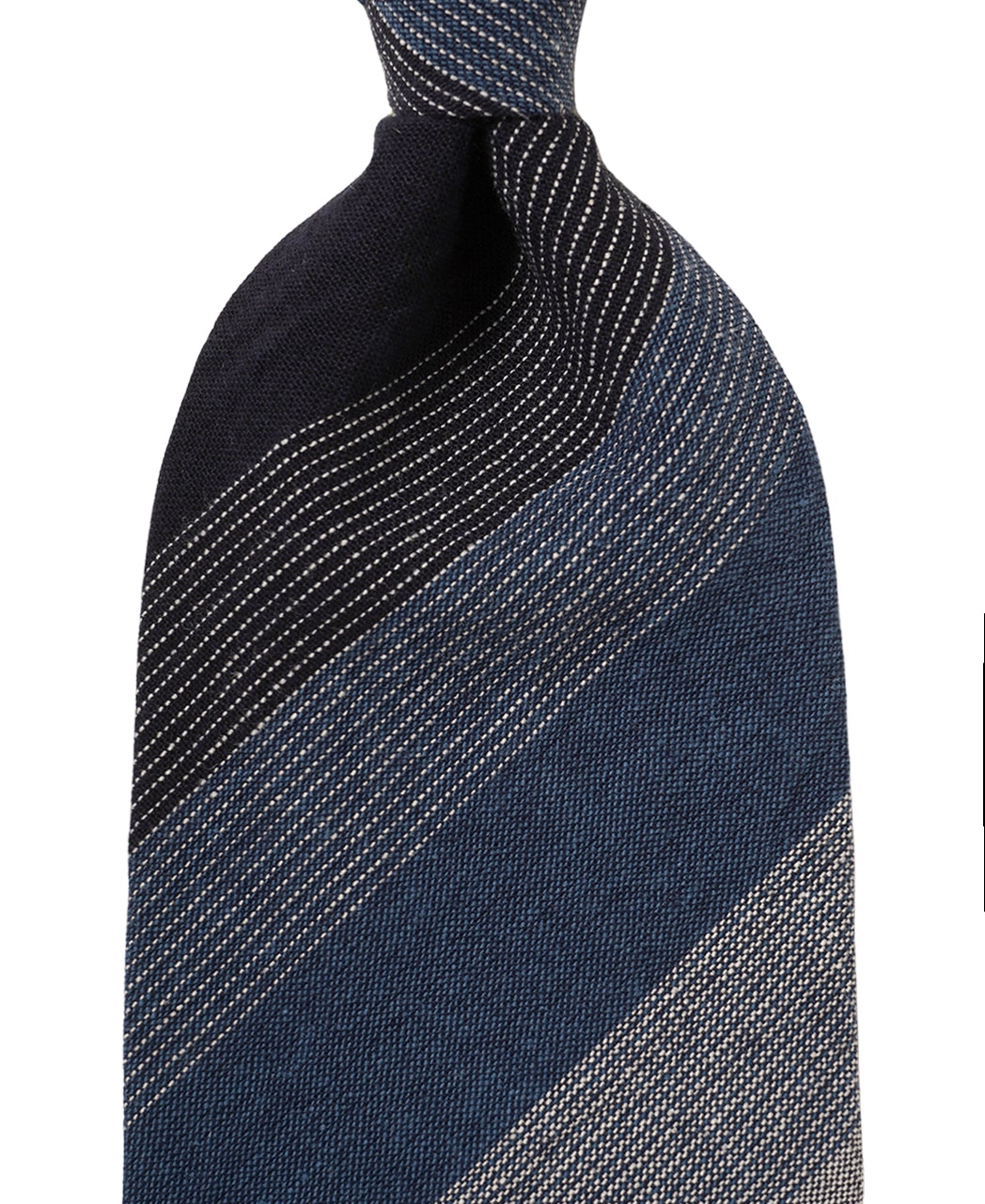 ブルー系/レジメンタル（ストライプ）/コットン