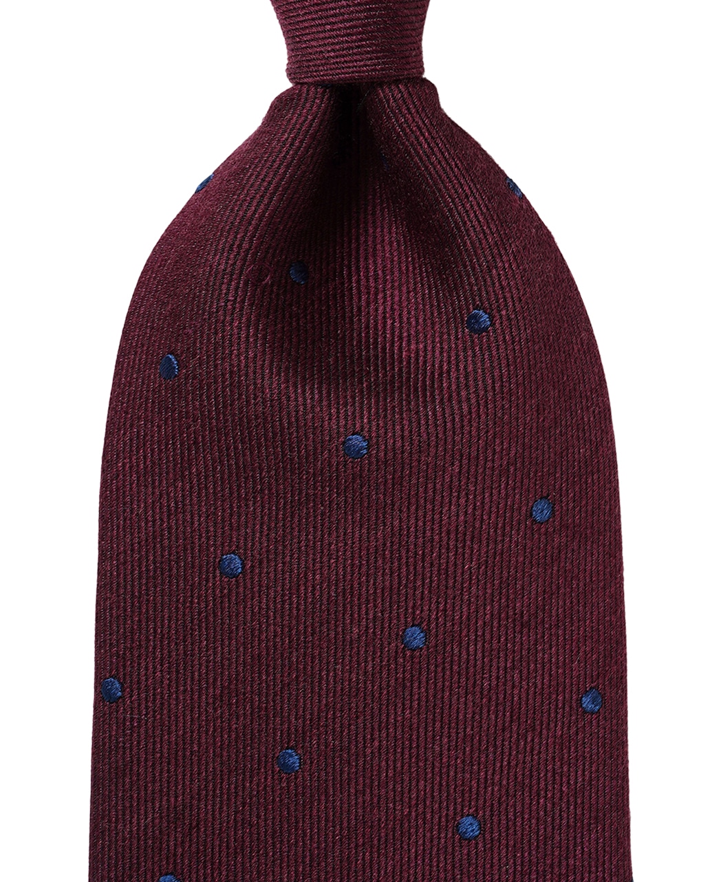 レッド系/ドット(水玉)/ウールシルク/Italian Collection