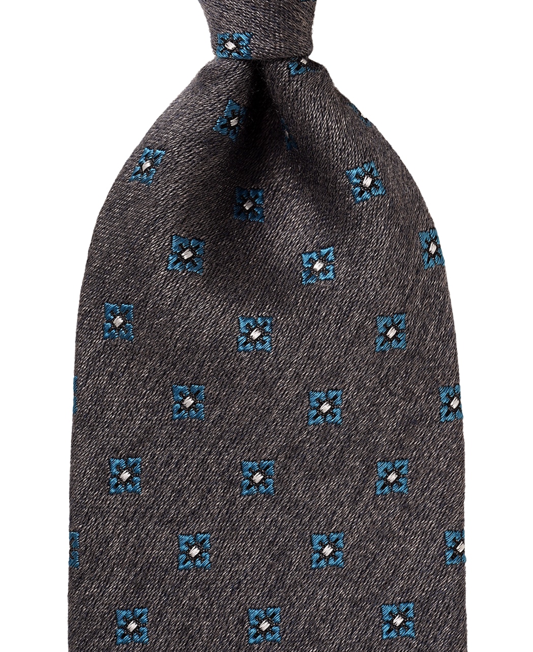 グレー系/小紋/ウールシルク/Italian Collection