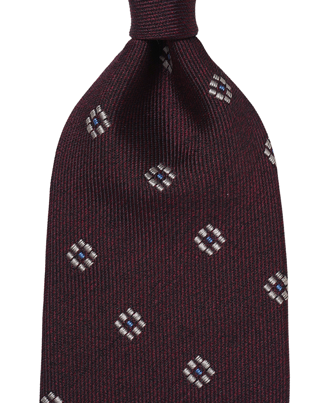 レッド系/小紋/シルク/Italian Collection