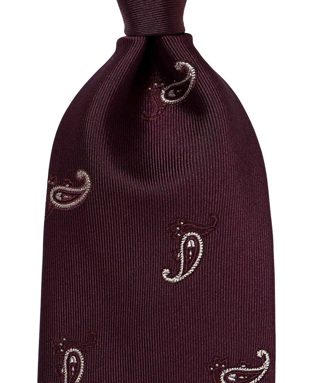 レッド系/ペイズリー/シルク/Italian Collection