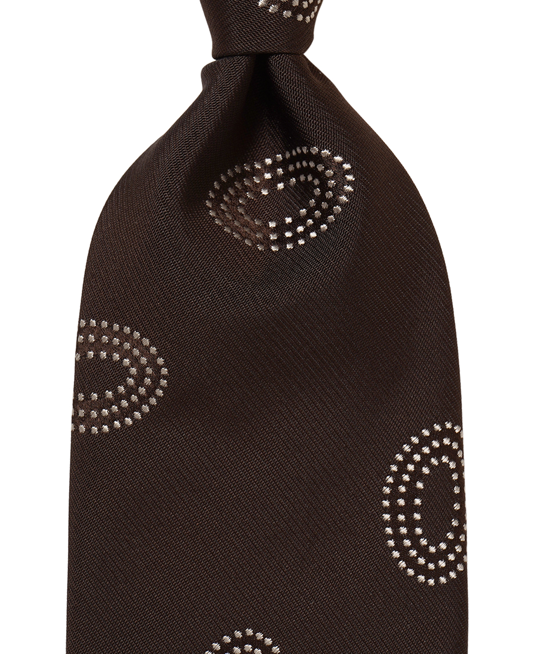 ブラウン系/小紋/シルク/Italian Collection