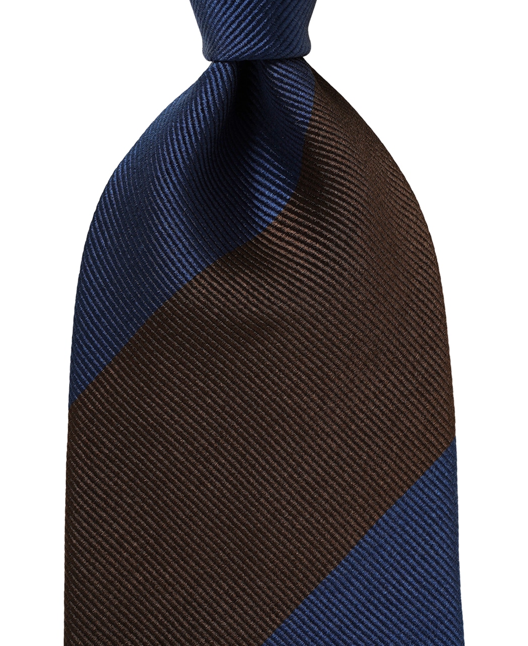 ブラウン系/レジメンタル(ストライプ)/シルク/SUPER REP