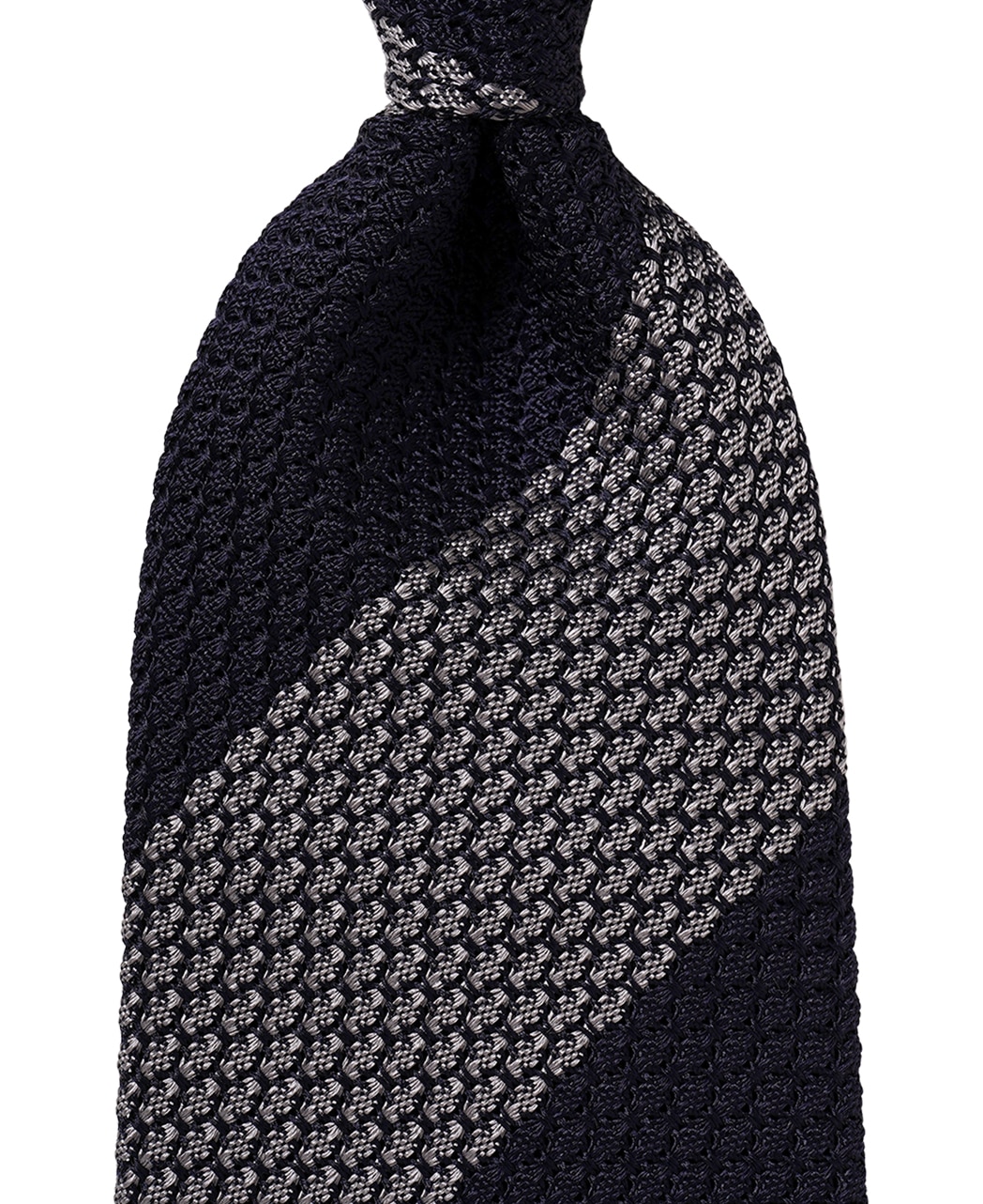 ブルー系/レジメンタル(ストライプ)/シルク/フレスコ