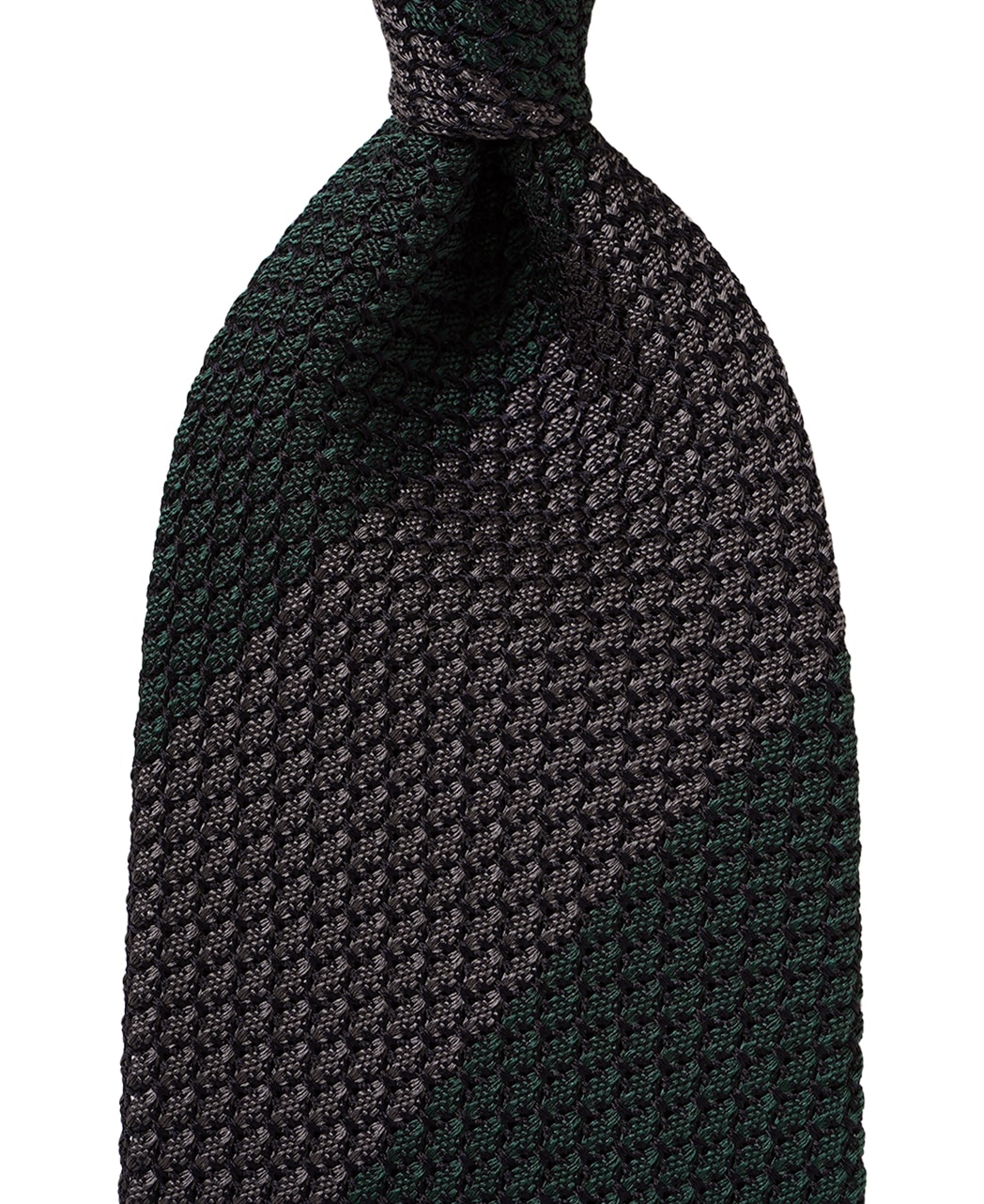 グリーン系/レジメンタル(ストライプ)/シルク/フレスコ