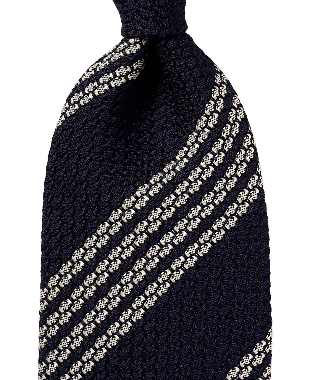 ブルー系/レジメンタル(ストライプ)/シルク/フレスコ