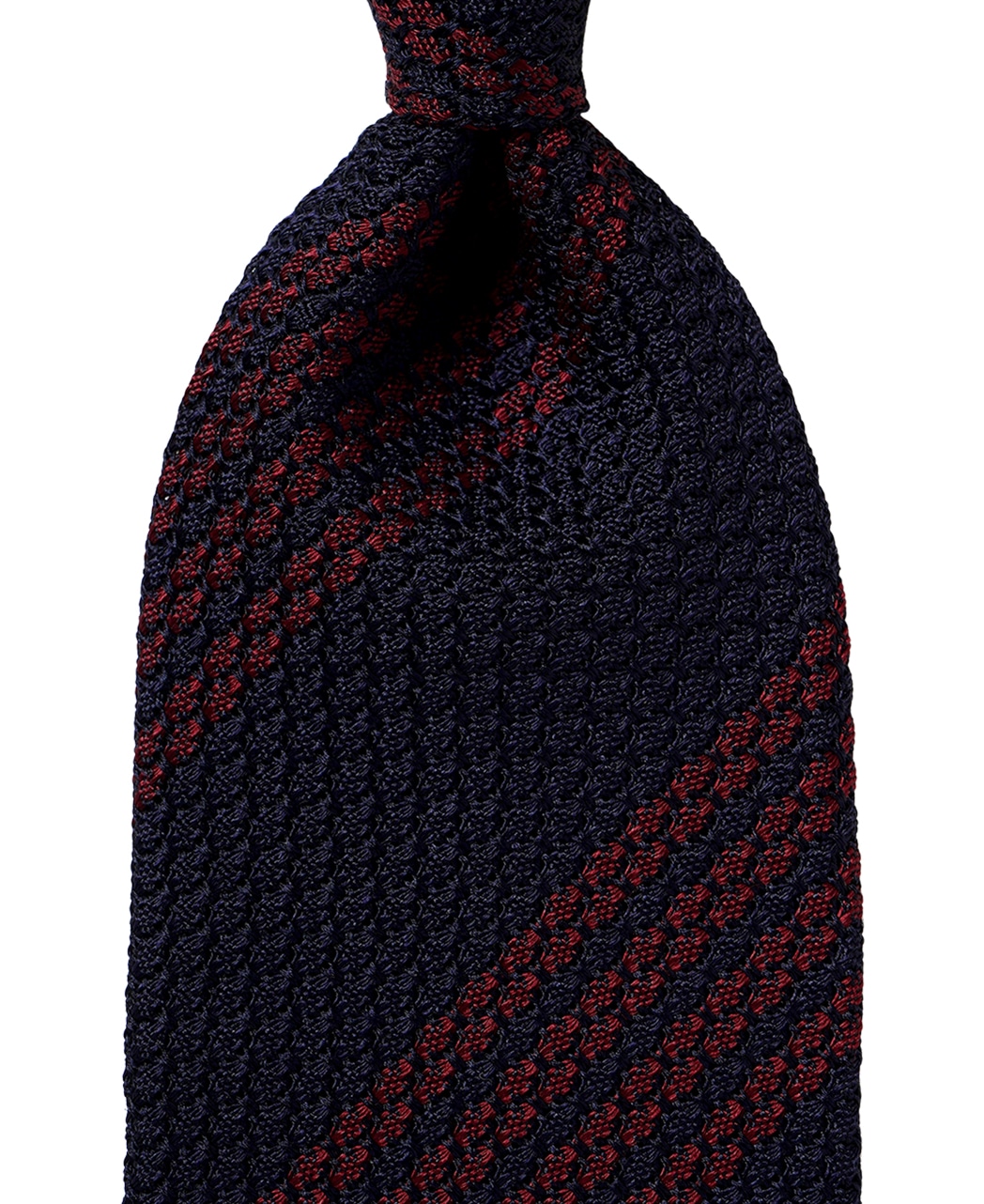 レッド系/レジメンタル(ストライプ)/シルク/フレスコ