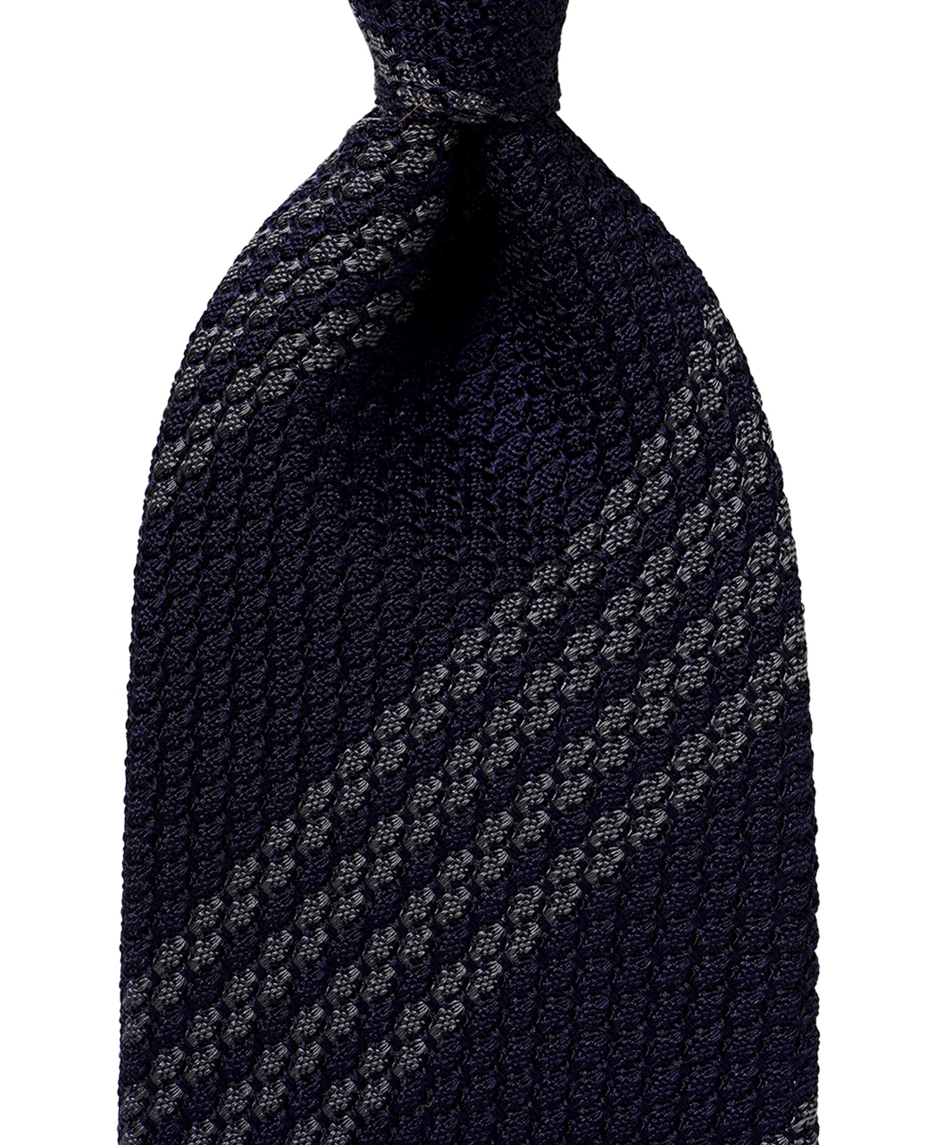 グレー系/レジメンタル(ストライプ)/シルク/フレスコ