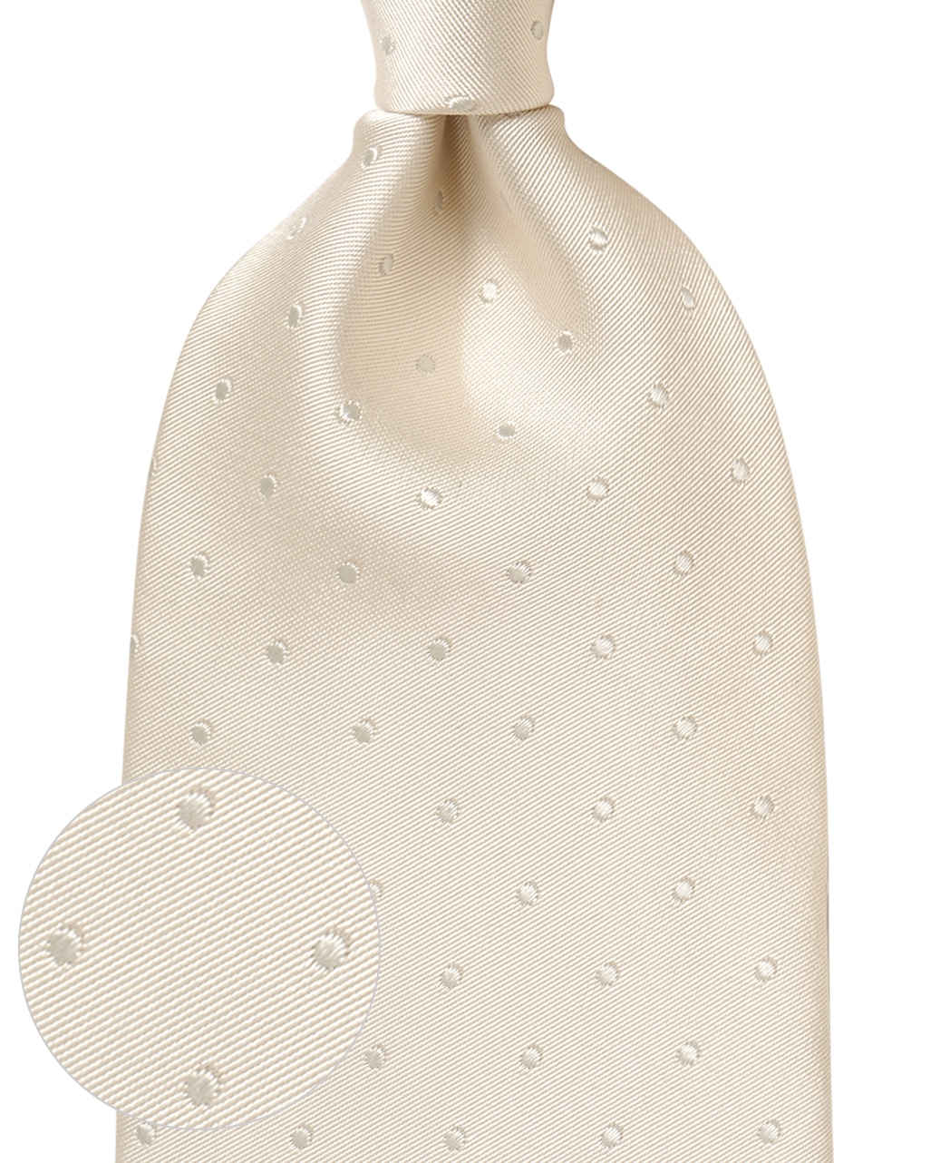 シルバー系/ドット/シルク/フォーマルタイ