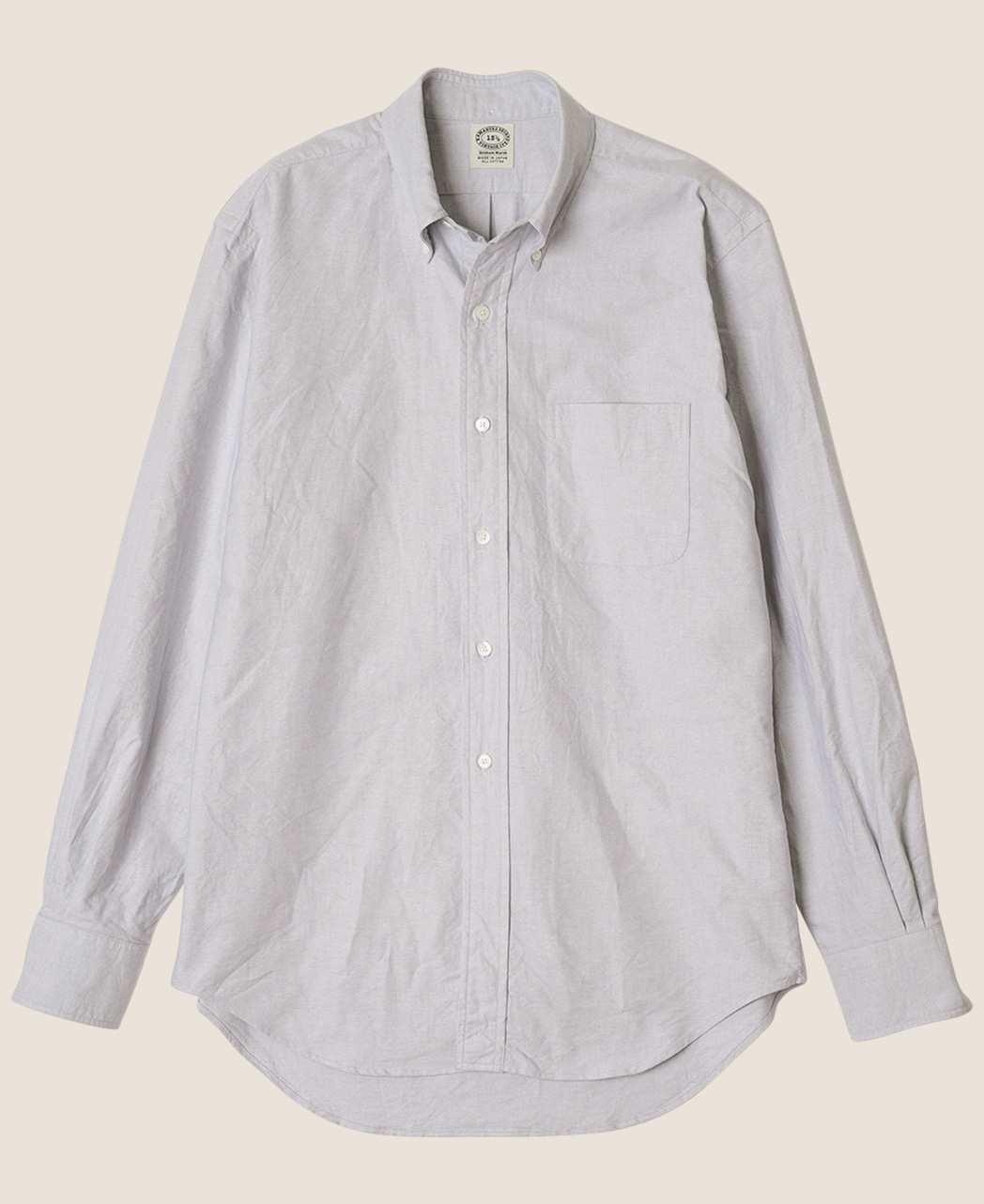 VINTAGE IVY シャツ/グレーオックスフォード