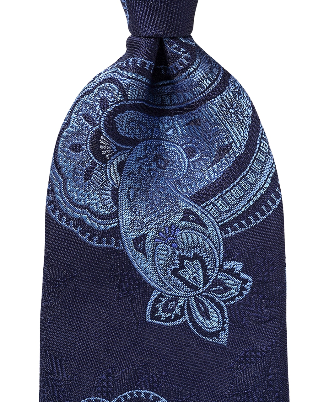 ブルー系/ペイズリー/シルク/STEPHEN WALTERS