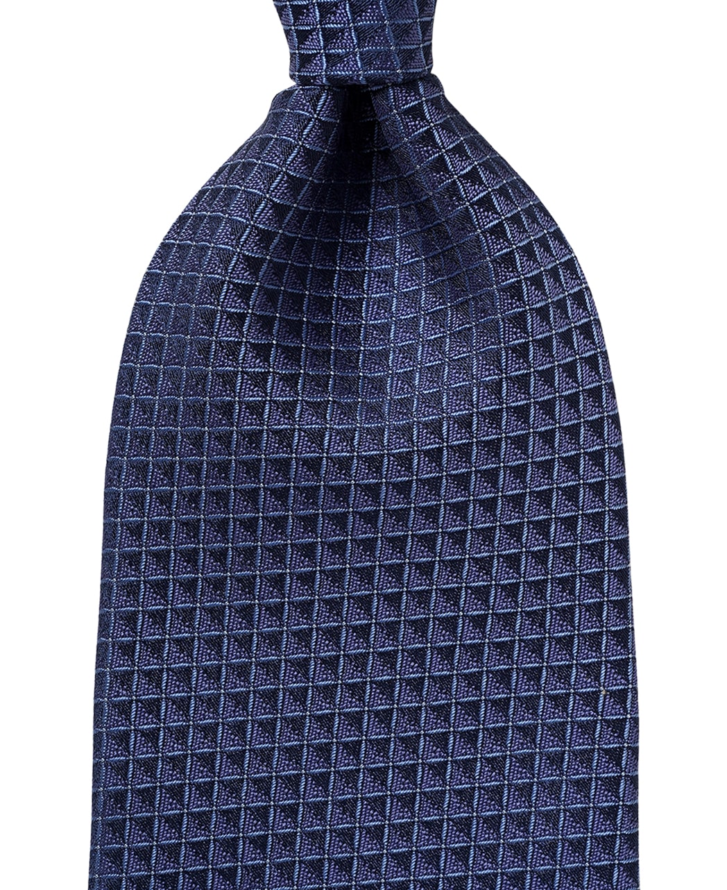 ブルー系/マイクロパターン/シルク/STEPHEN WALTERS