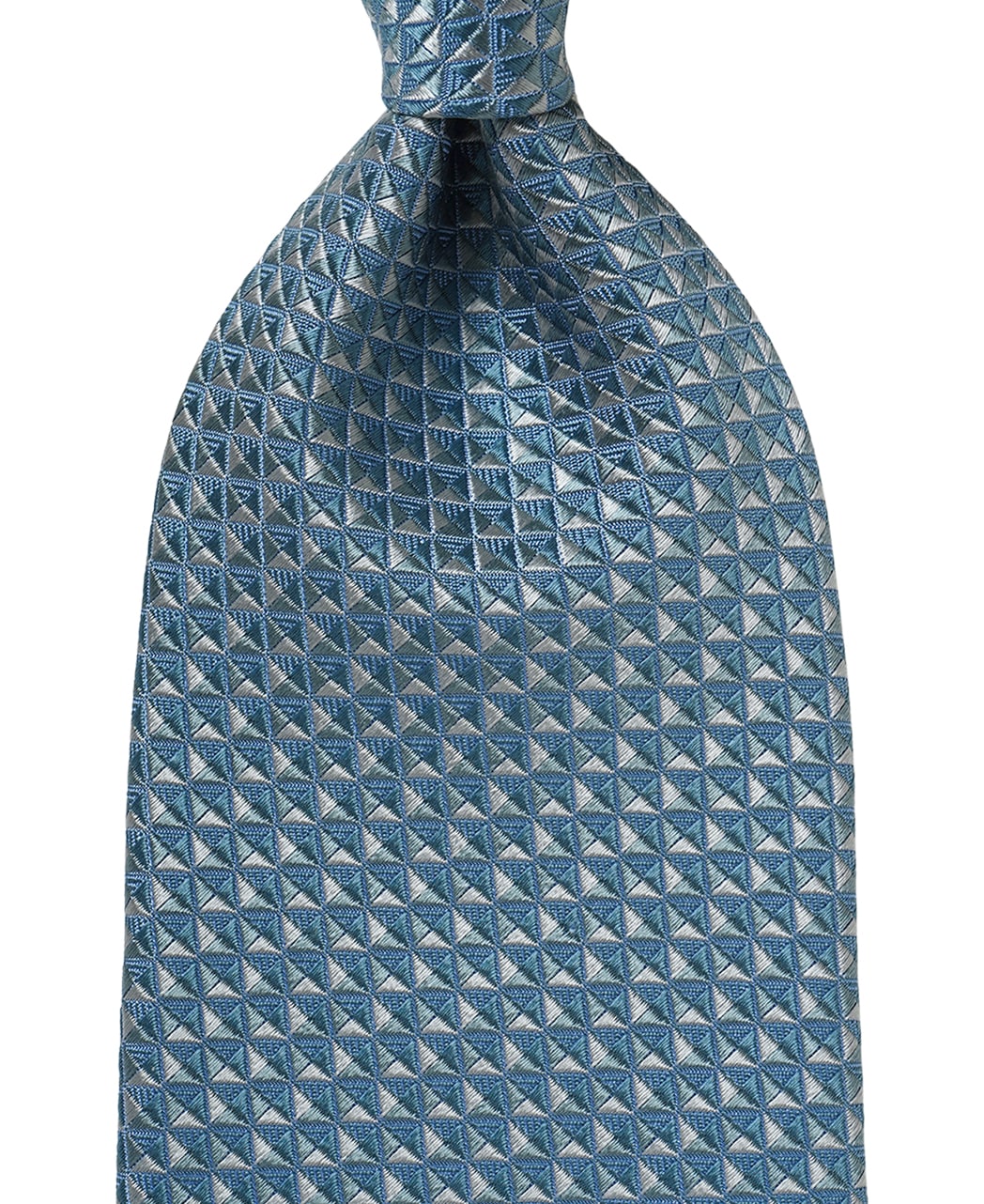 ブルー系/マイクロパターン/シルク/STEPHEN WALTERS