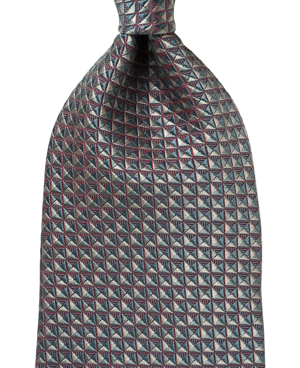 レッド系/マイクロパターン/シルク/STEPHEN WALTERS