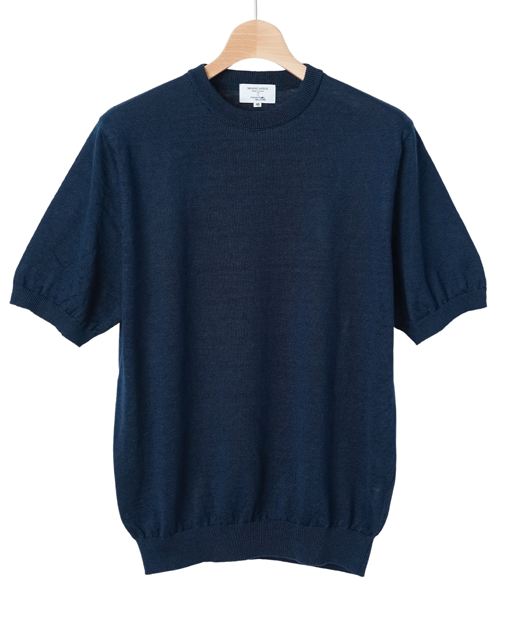 リネンニットTシャツ/6月中旬頃発送予定/MOONCASTLE