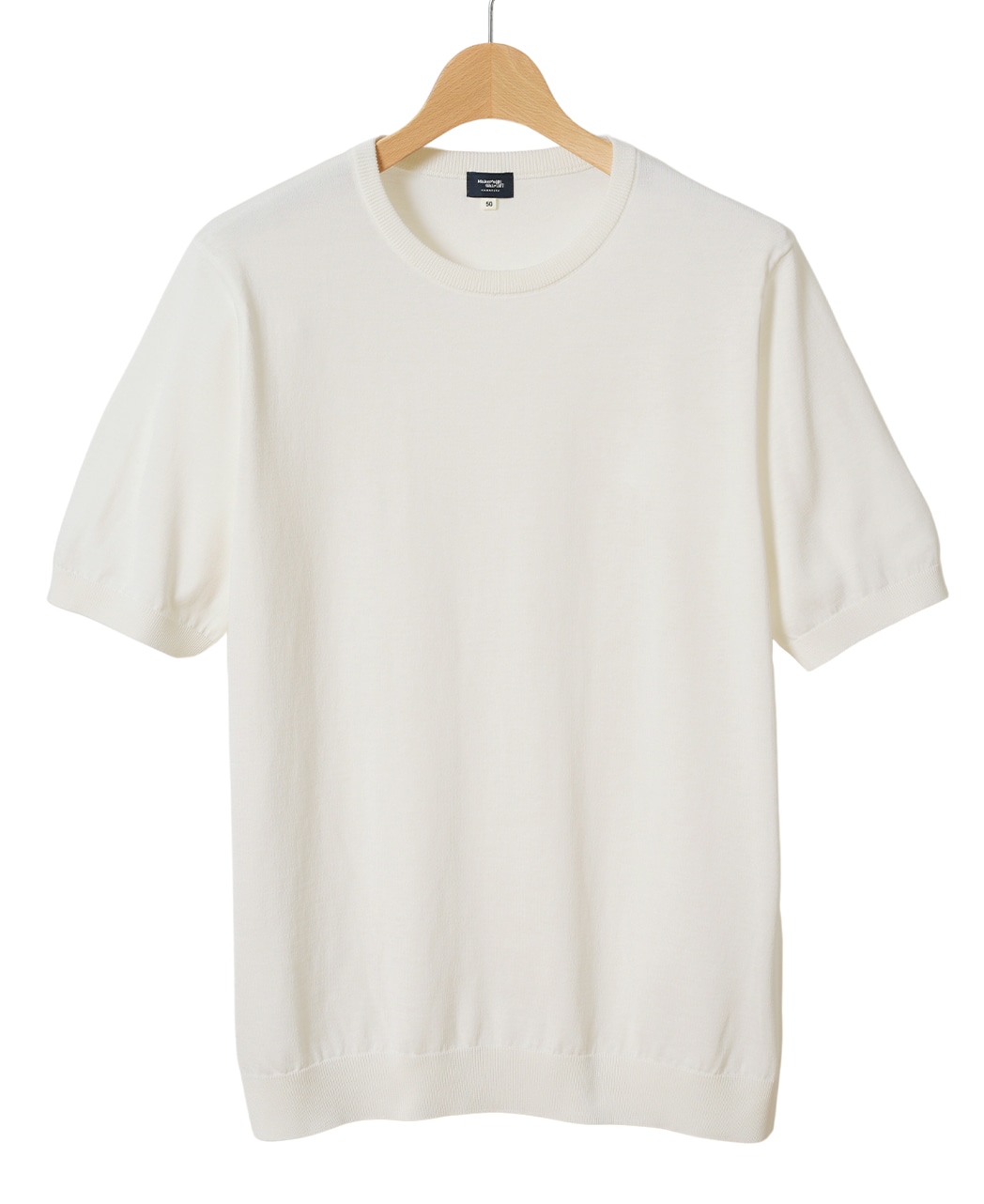18G ニットTシャツ/強撚コットン