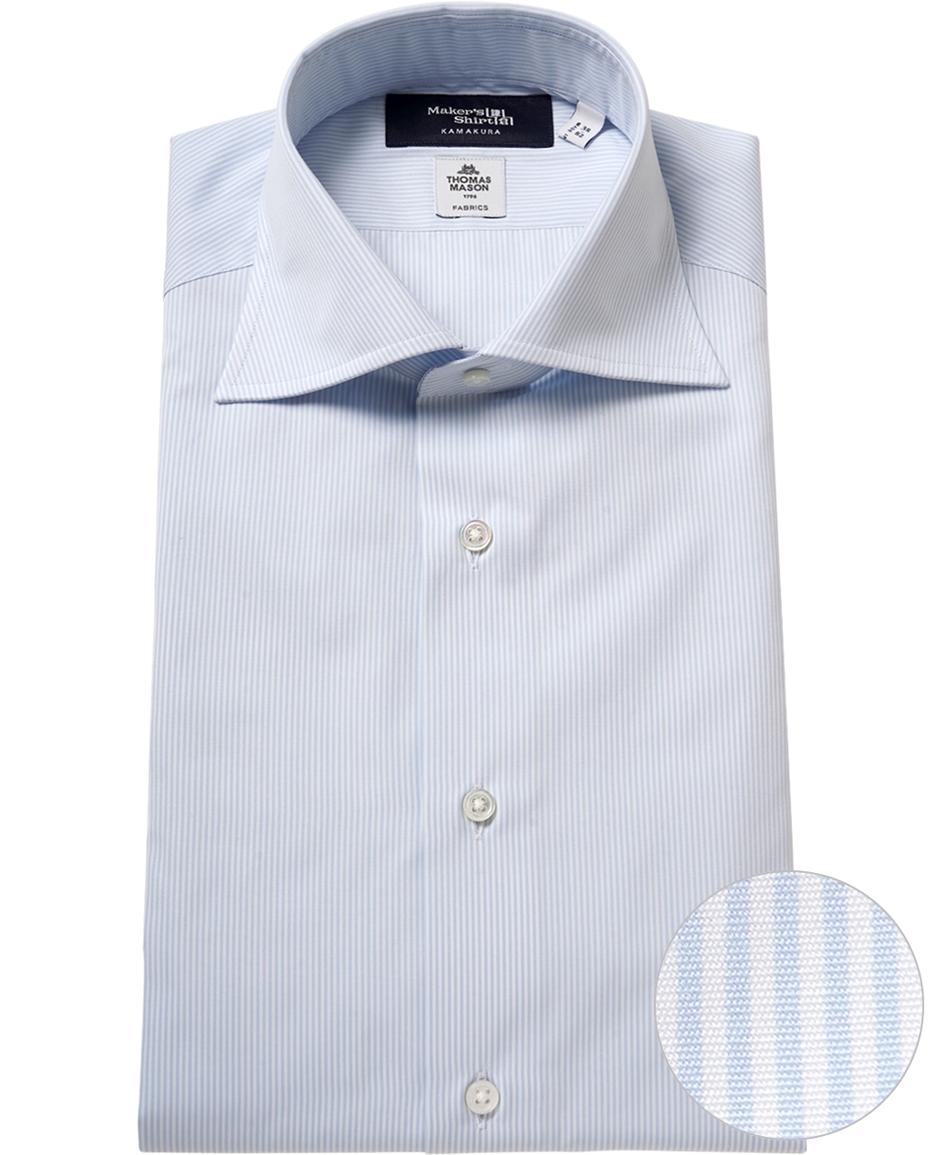 ビジネスシャツ/THOMAS MASON/ブロードクロス（ポプリン）