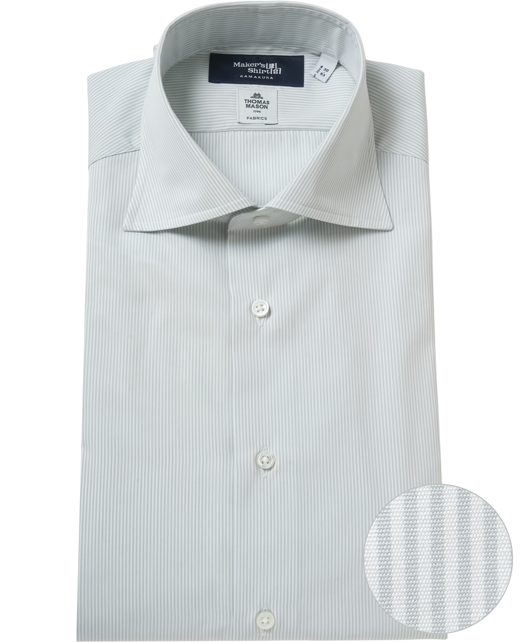 ビジネスシャツ/THOMAS MASON/ブロードクロス（ポプリン）