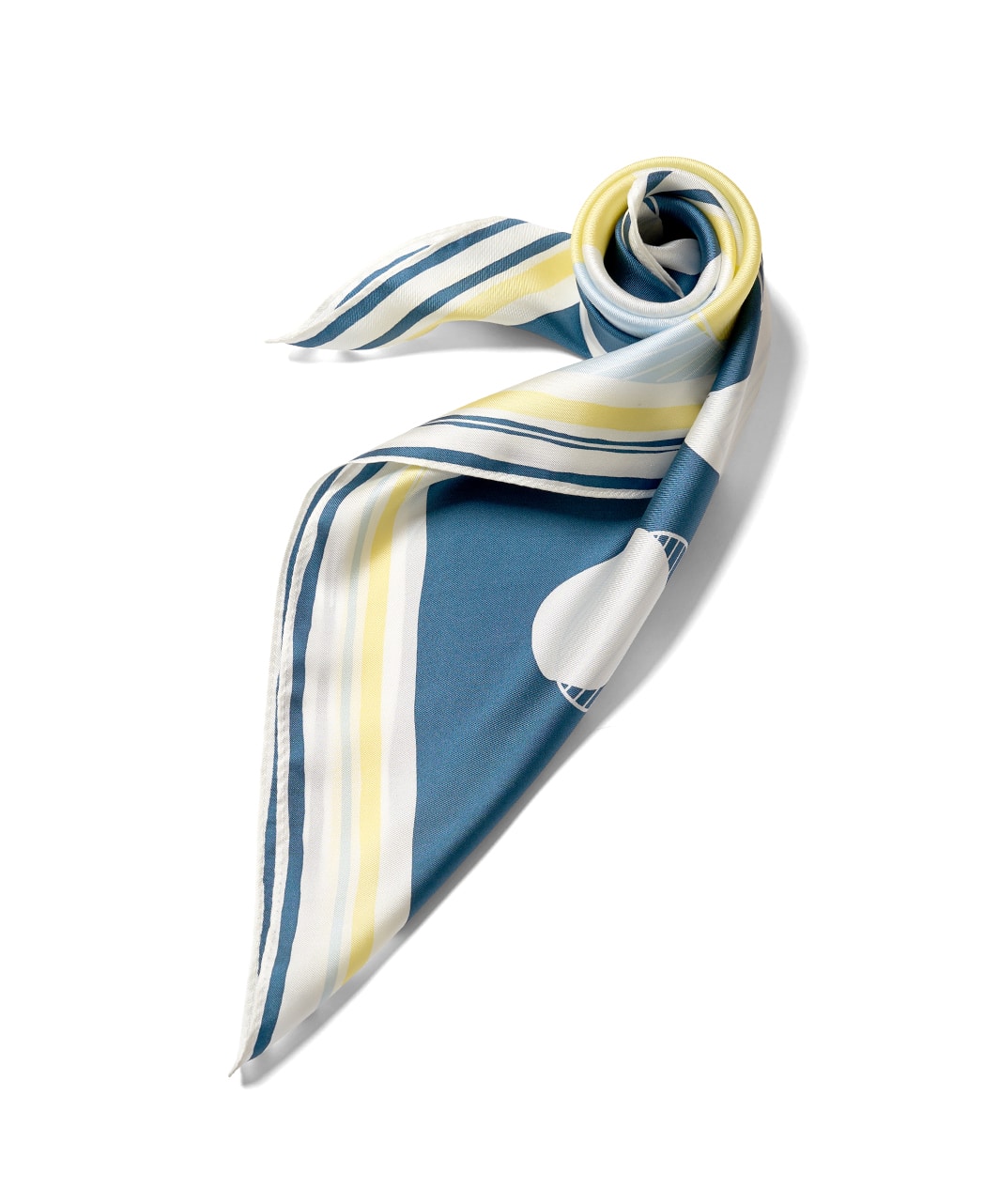 スカーフ/シルク / 花柄