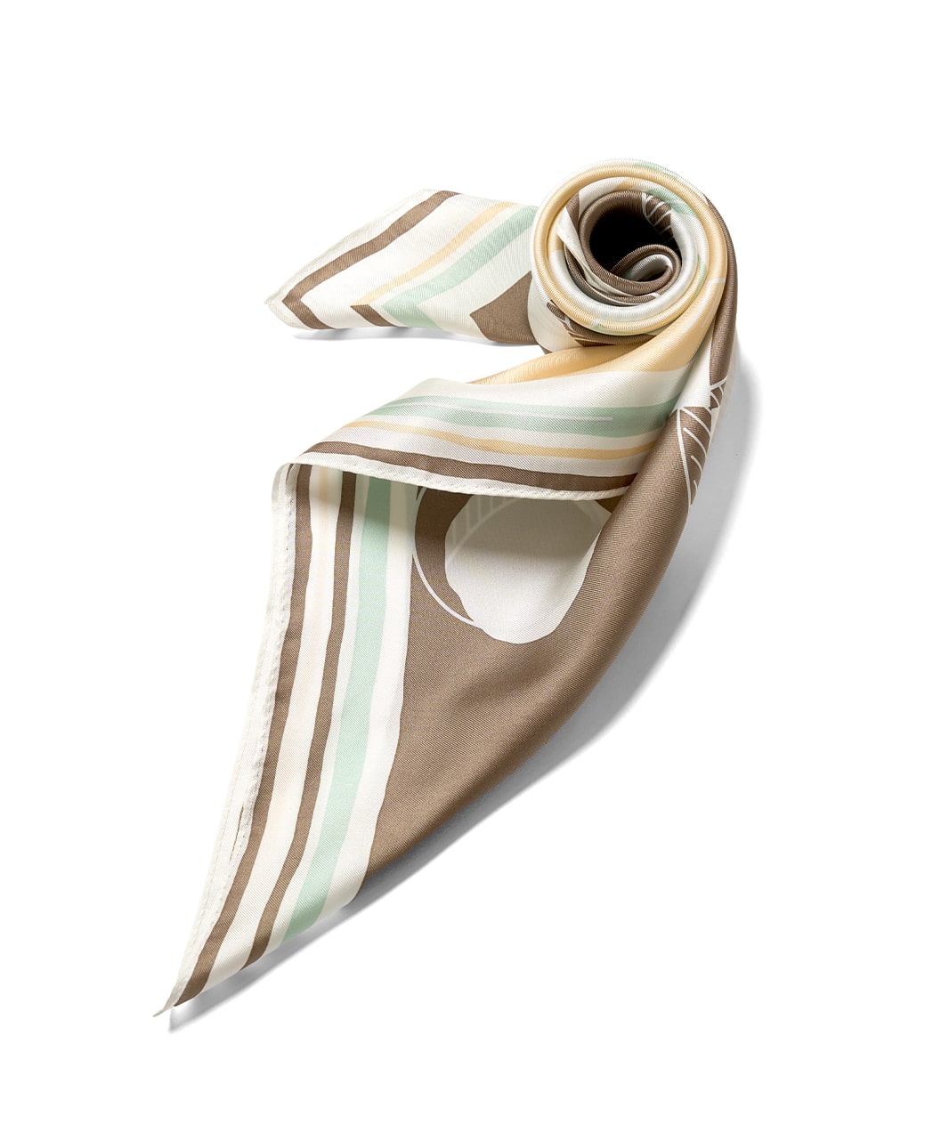 スカーフ/シルク / 花柄