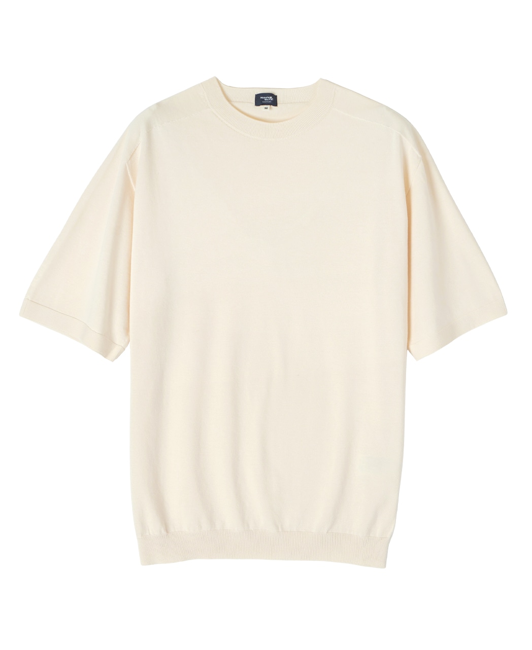 ニットTシャツ/18G シームレスコットン