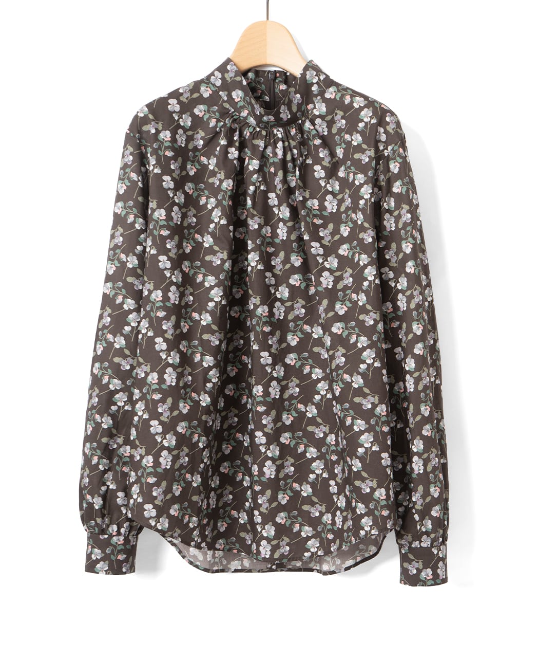 スタンドギャザーブラウス / 11月下旬頃発送予定/リバティ・ファブリックス