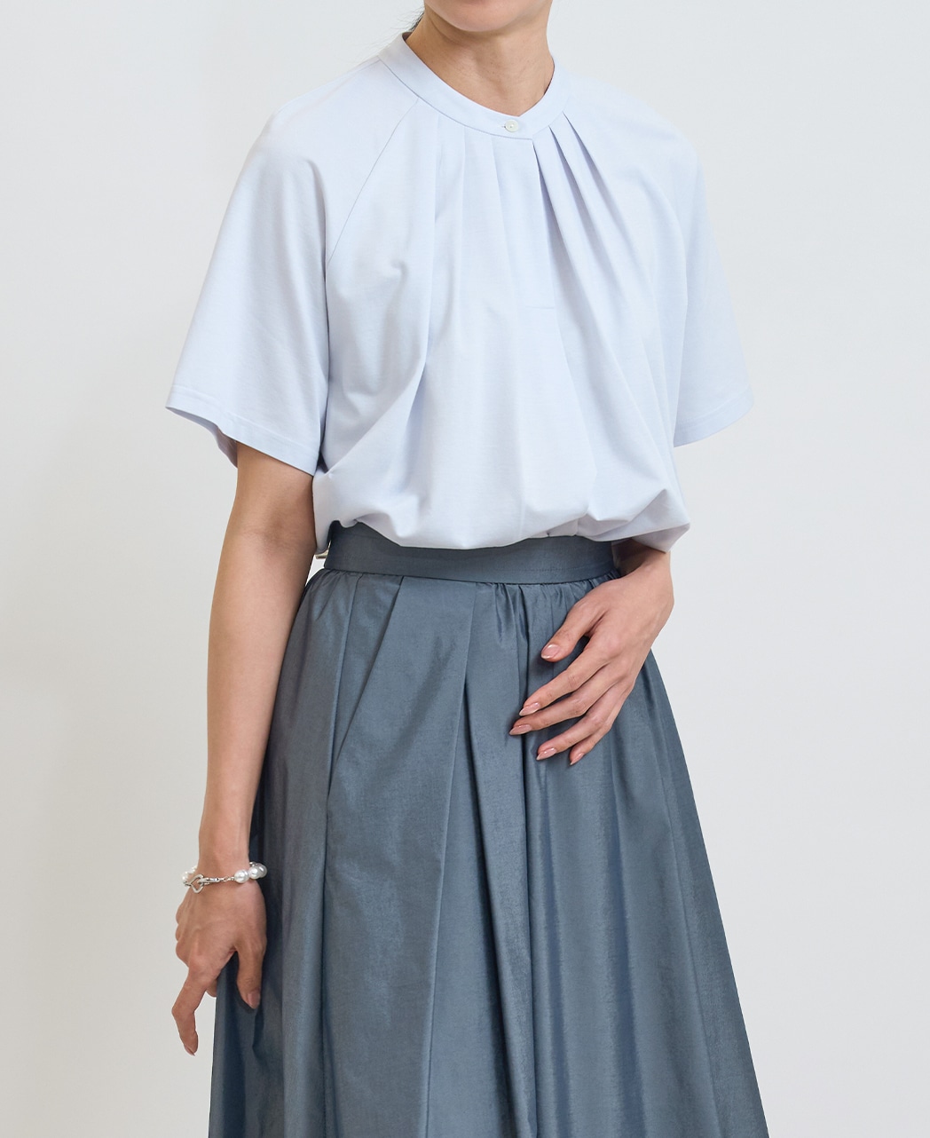 半袖シャツ / 3月下旬発送予定/スタンドタック / プルオーバー