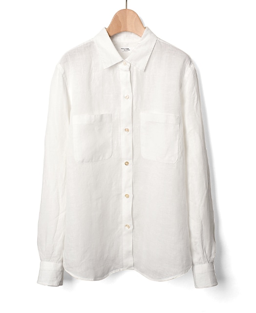 カジュアルシャツ(38サイズ / 9号 白): レディース｜メーカーズシャツ鎌倉 公式通販