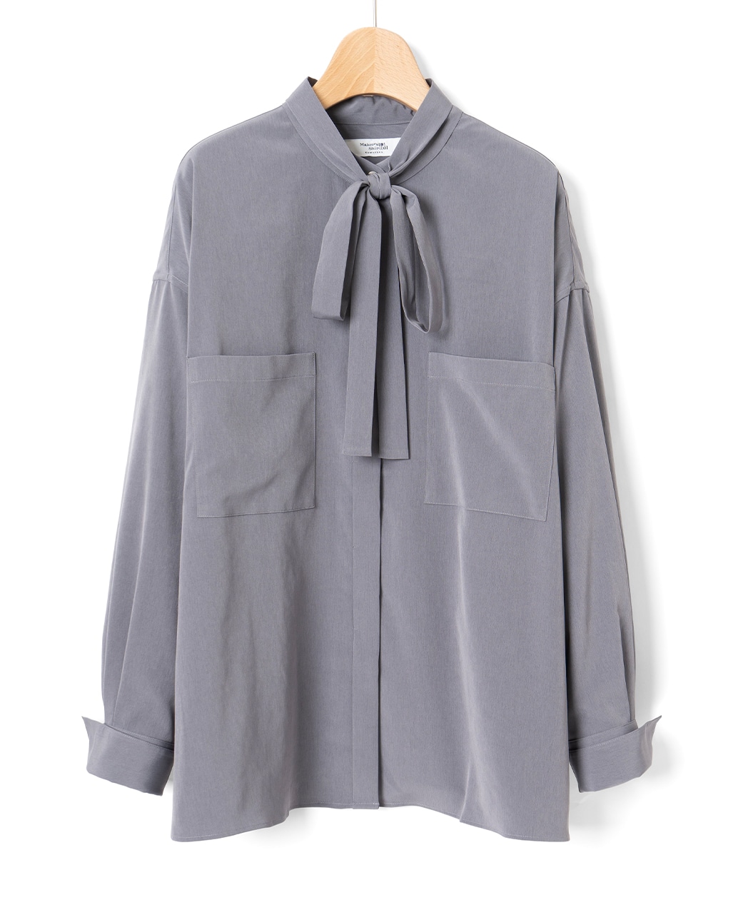 ブラウス/リボンタイ付き