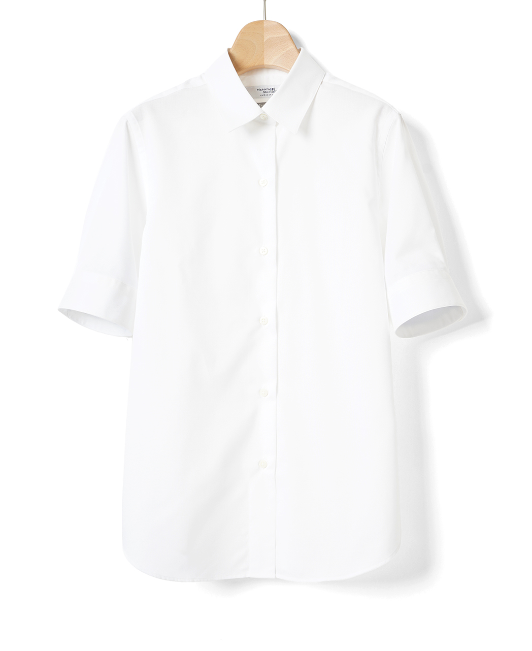 半袖シャツ/ボックスプリーツ / パナマ織り