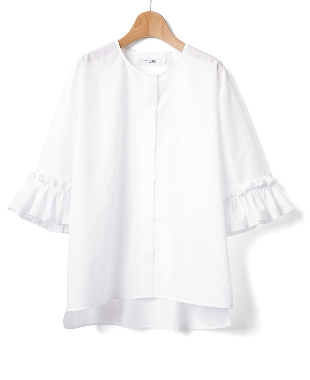 半袖シャツ / 5月下旬発送予定/袖フリル / フリーサイズ