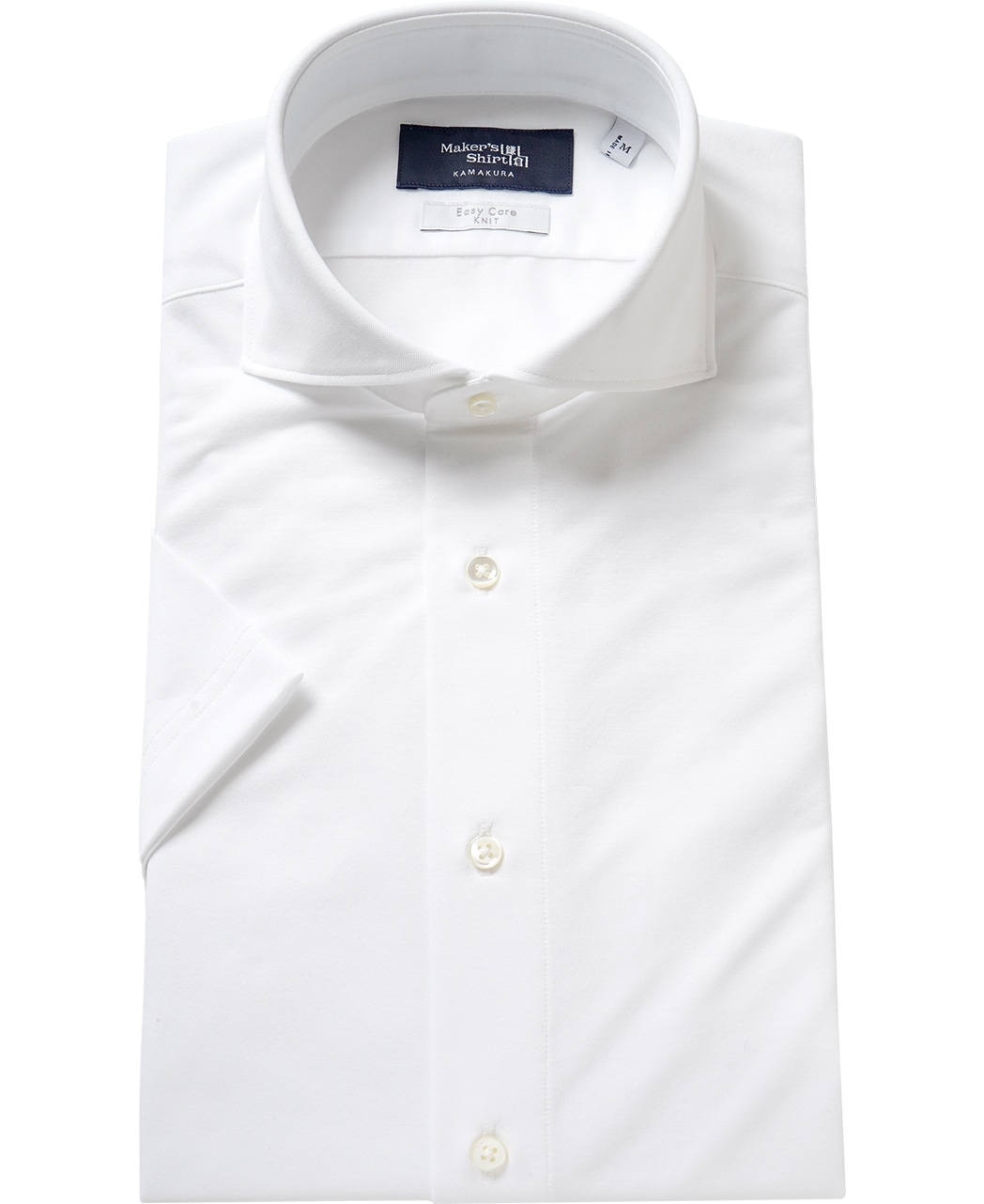 半袖ニットシャツ(37 (S) 白): メンズ｜メーカーズシャツ鎌倉 公式通販