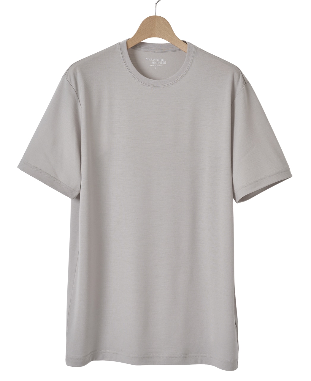 メリノウールTシャツ/3月中旬頃発送予定/カットソー / グレー系