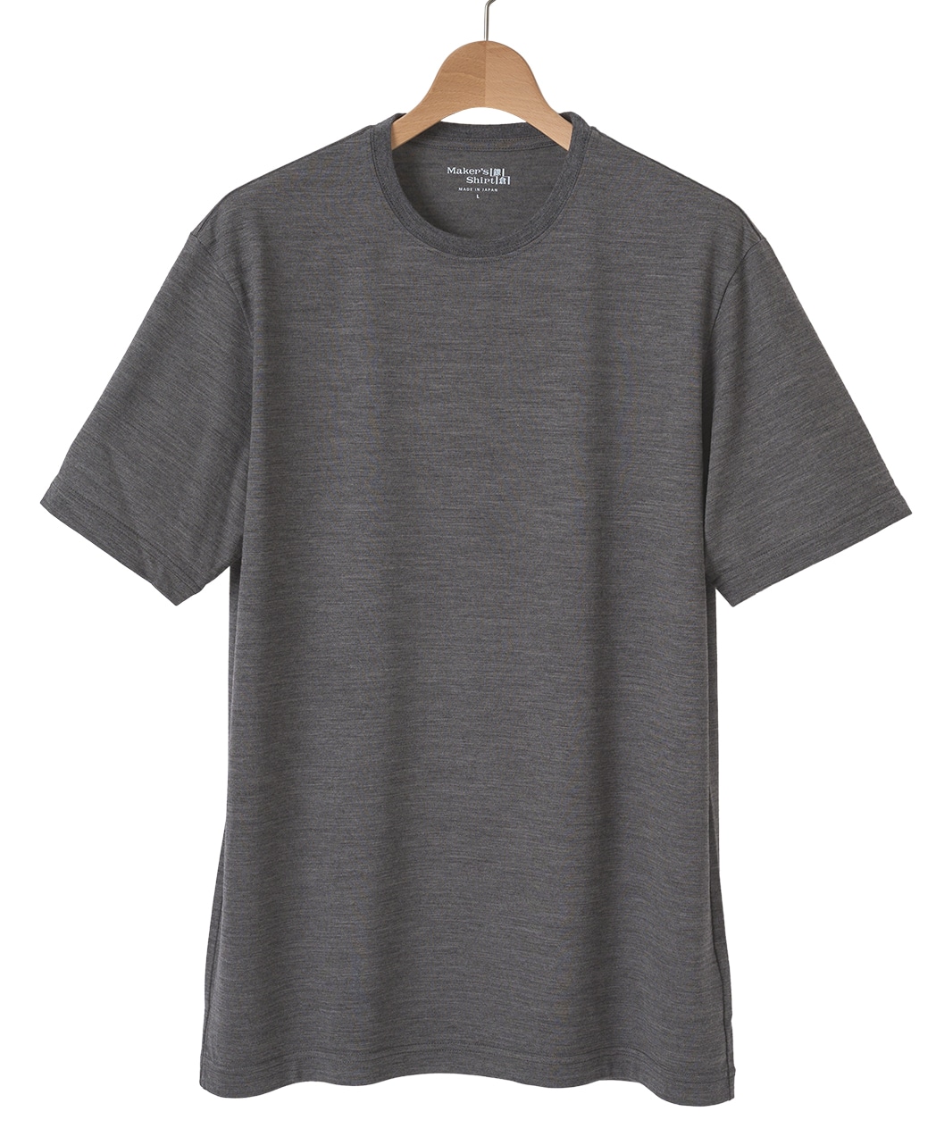 メリノウールTシャツ/カットソー / グレー系