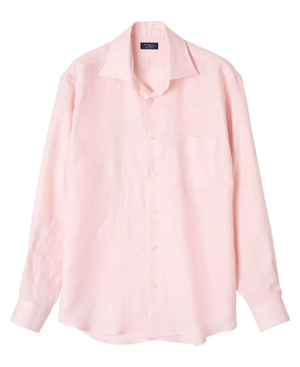 カジュアルシャツ / 4月中旬入荷予定/リネン / ボタニカル染め（桜）