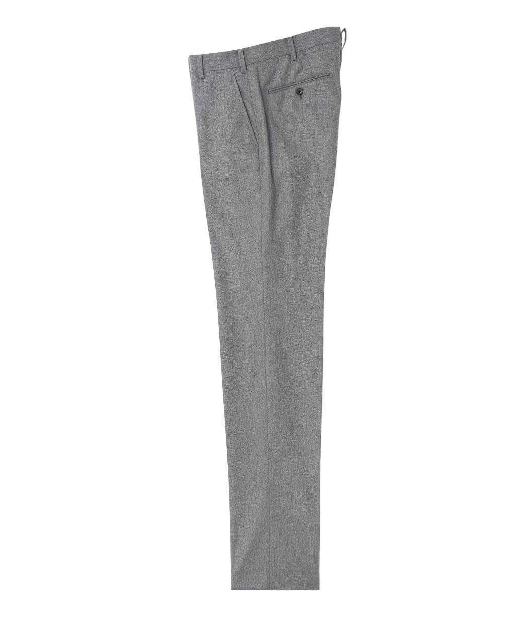 ウールスラックス（ノータック）/フランネル/グレー系